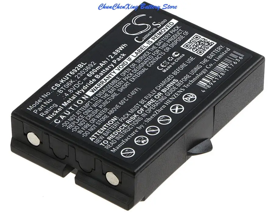 OrangeYu  600mAh Battery 2303692,BT06K for IKUSI 2303692,ATEX transmitters,RAD-TS, T70 1 ATEX,  T70-1, T70-2, T71, T72 , TM70