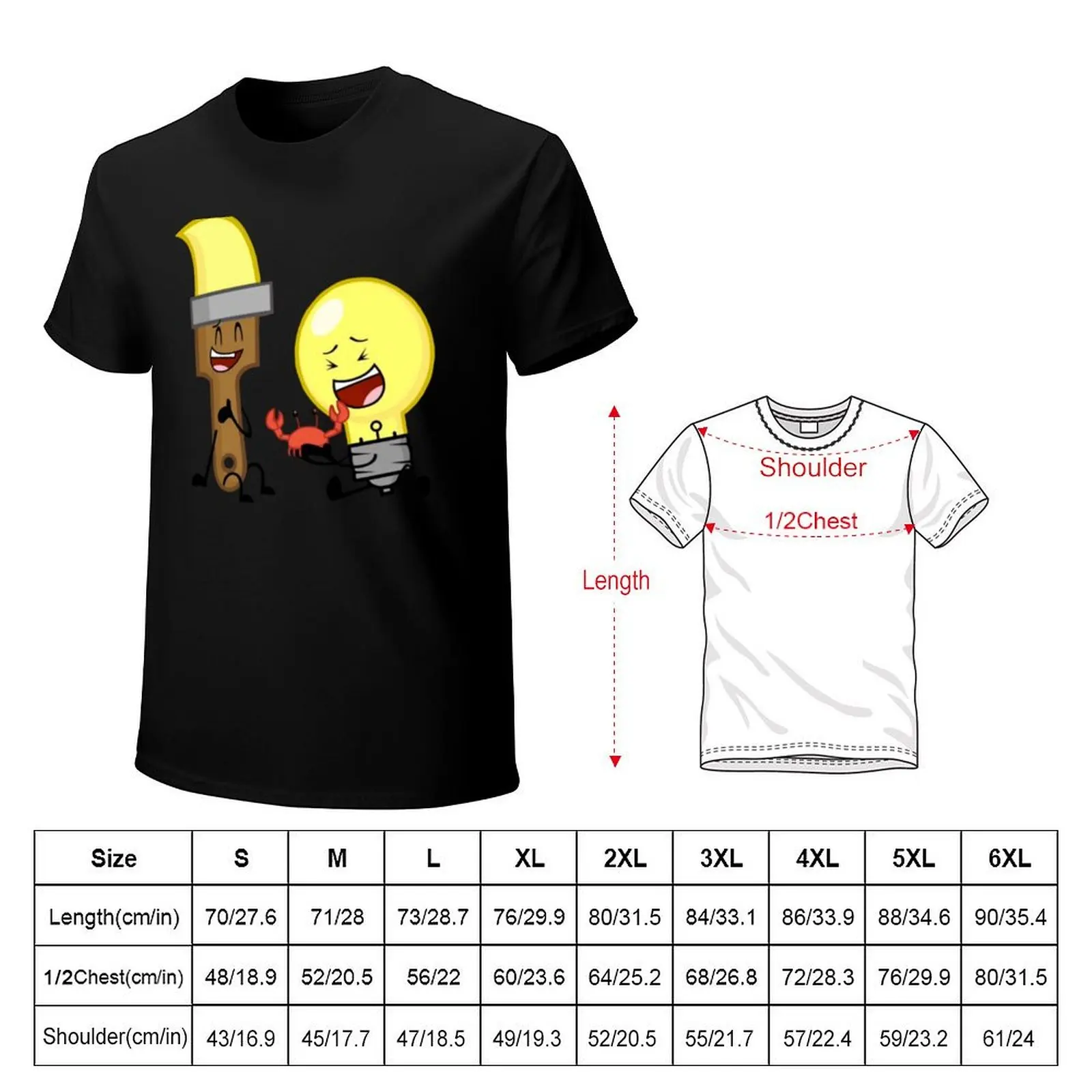 BFDI Inanimate Insanity , All Characters ,Object-All-Stars T-Shirt Lightweight Cooling Short Sleeve Tee