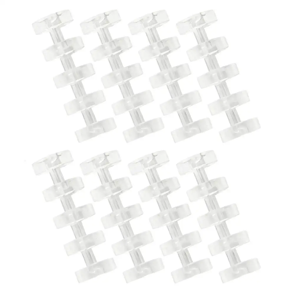 Segmented Binder Clips Plastic Office School File Binder Loose Leaf Notebook Stationery Supplies Multifunctional