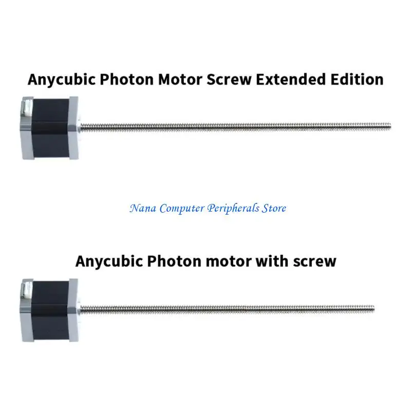 

F68C Replacement 42-48mm Stepper Motor With 239/264mm Screw, 1.8 Degree Step, Fits Various Resin Printers