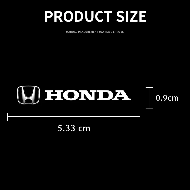 Car Stickers Car-Styling Logo Interior Decorative Accessories For Honda Mugen Power Civic Accords CRV Hrv Jazz CBR VTEC VFR