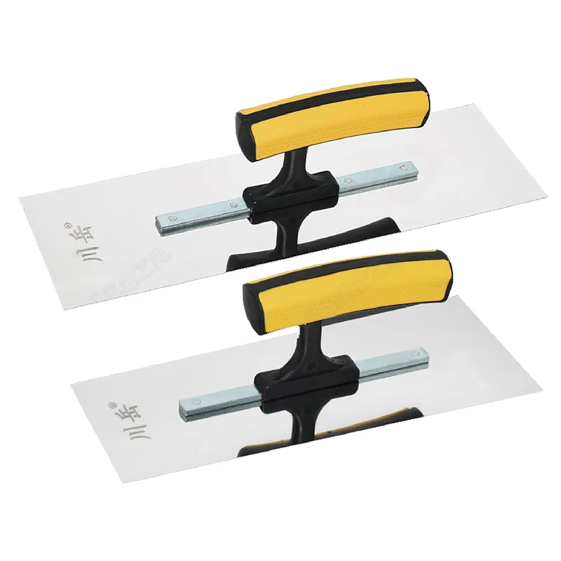 Stainless Steel Plastering Trowel Concrete Finishing Wall Scraper Spatula Blade 24/30cm Hand Tools For Construction