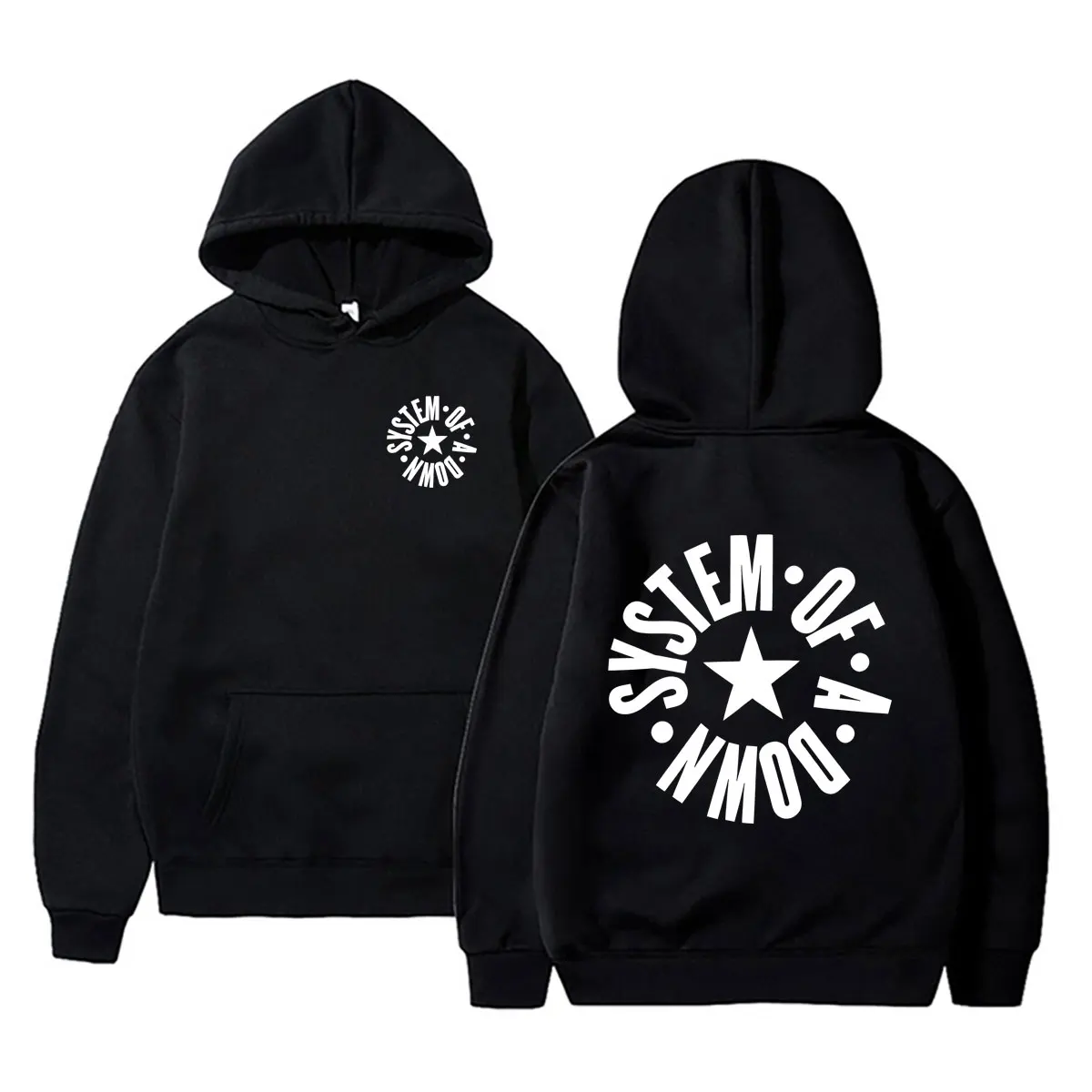 Rock Band System of A Down Tour 2026 Hoodie Men Women Retro Gothic Punk Rock Hooded Sweatshirt Unisex Fashion Oversized Hoodies