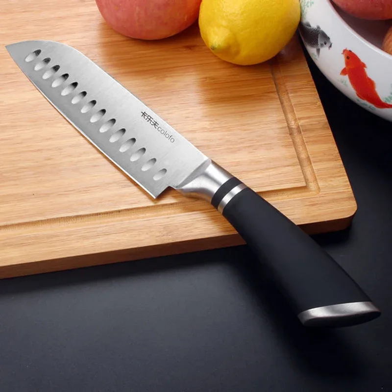 Liang Da New 7 inch Stainless Steel Knife New Design ABS+Stainless Steel Handle Santoku Kitchen Knife Sharp Japanese Chef Knife