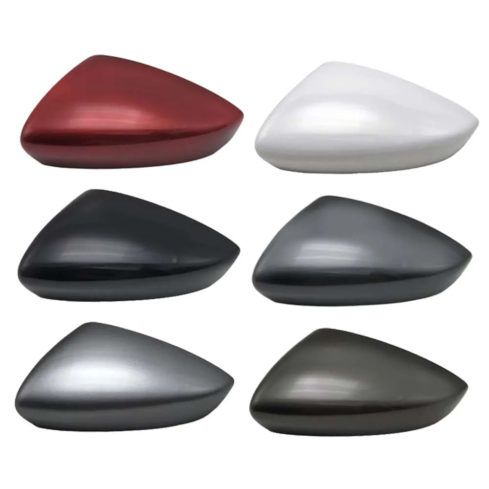 Protective Cover Door Mirror Shell For Mazda 3 Axela 2020 2021 2022 Car Rearview Accessories Glossy Black Pearlescent White view 2