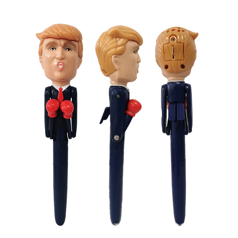 Trump Boxing Pen W/Real Voice Talking Trump Pen Gag Gifts Christmas Birthday Party Supplies Unique Gag Gifts Christmas Birthday