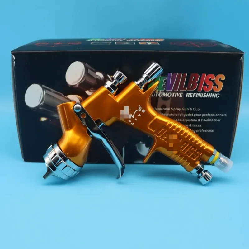 

Tpaitlss Golden Spider Carving Spray Gun TE20 1.3mm Nozzle LVMP Paint Tool 600ml Cup Varnish and Primer NEW