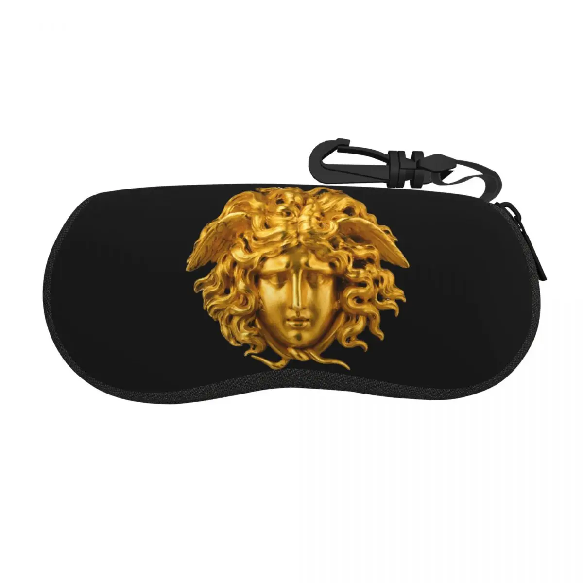 

Elegant And Chic French Haired Glasses Case Convenient Mythological Greek Medusa Sunglasses Storage Box Charming Eyeglasses Box