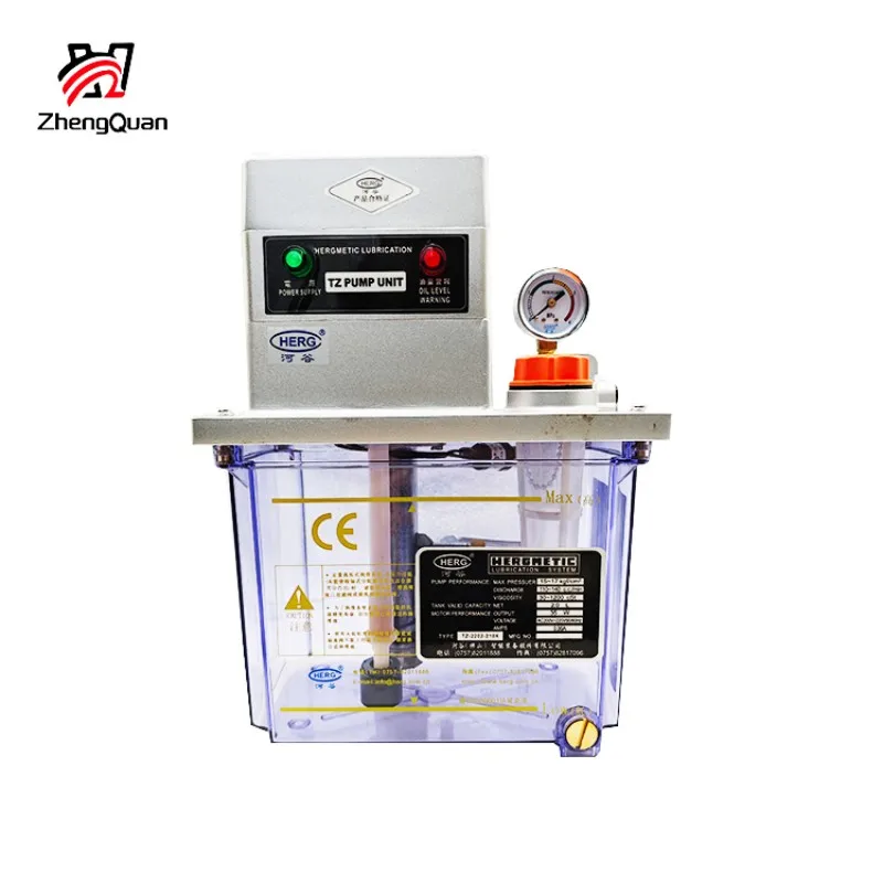 TZ-2202-210 HERG alloy steel material low noise long service life grease lubrication system electric gear pump