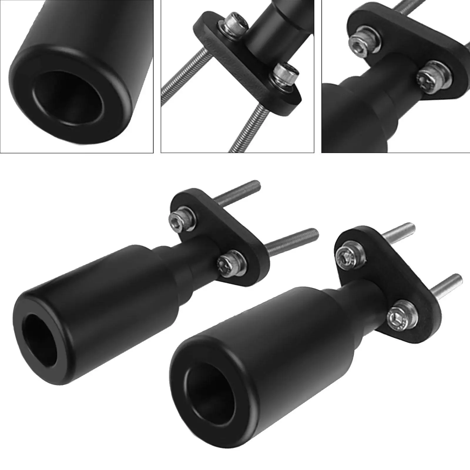 

Motorcycle Frame Sliders,Anti Crash Easy Installation Professional Spare Parts Sturdy Motorcycle Accessories Replacement