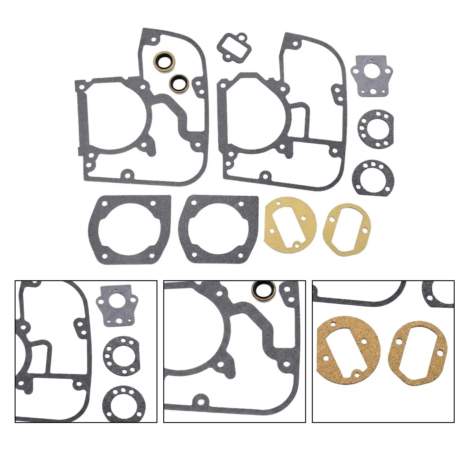 Gasket Set with Seals for Chainsaw For 009 010 011 012 Provides Uniform Pressure Distribution and Seal Integrity