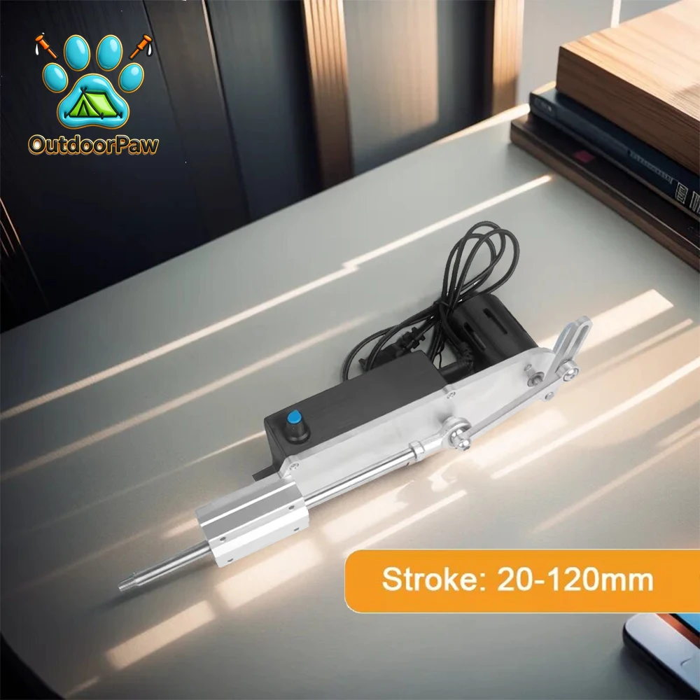 220V Telescopic Machine Reciprocator Stroke 20-120MM DIY Multifunctional Telescopic Linear Actuator Kit Automatic Push-Pull
