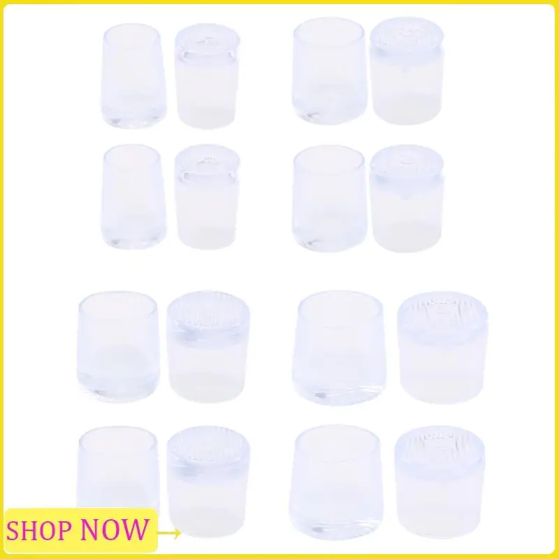 Especial 8 Pairs High Heel Protector Heel Repair Caps Covers, Extra Small, Small, Medium, Large,High Heel Protectors For Walking