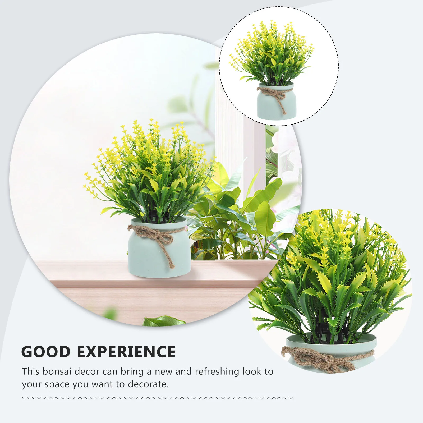 

Plant Decor Simulated Potted Fake Bonsai Flower Tree Flowers Artificial Plants Outdoor