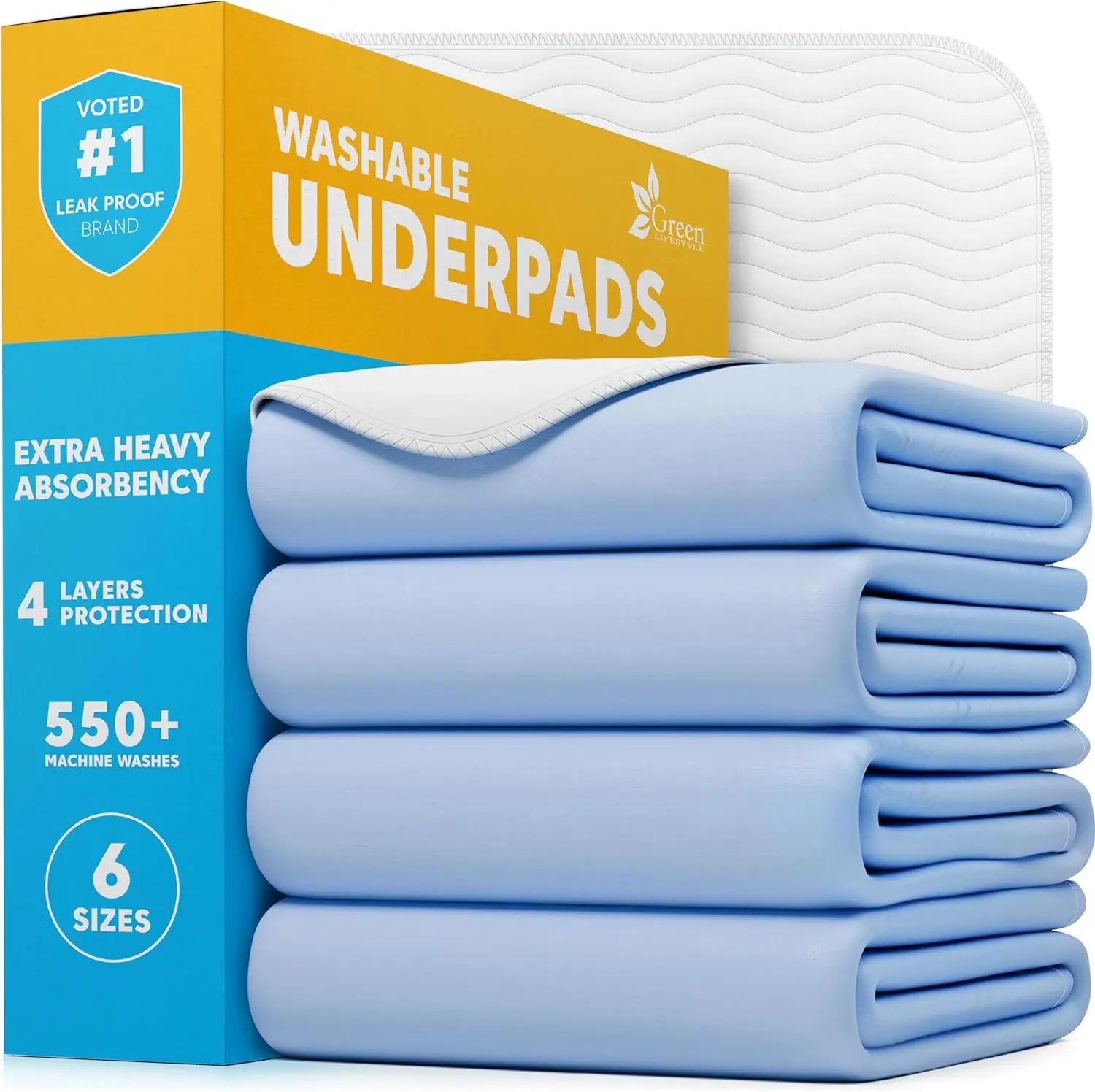 Thickened Washable Underpad Pet Pee Pad Adult Incontinence Bed Mat Menstrual Postpartum Nursing Reusable Absorbent Leakproof