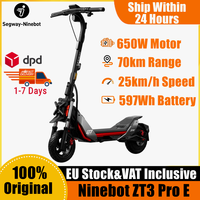 EU Stock Ninebot by Segway ZT3 PROE Smart Electric Scooter 25km/h Max Speed 1600w Max Power 70KM Long Range With TCS Kickscooter