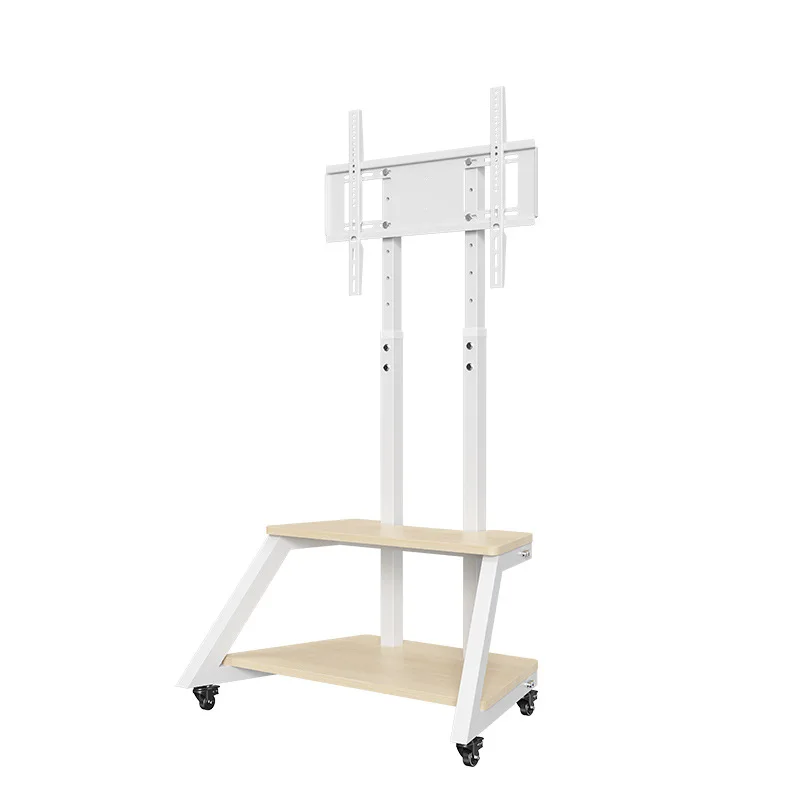 

Movable floor rack, TV stand, modern simple wheeled cart