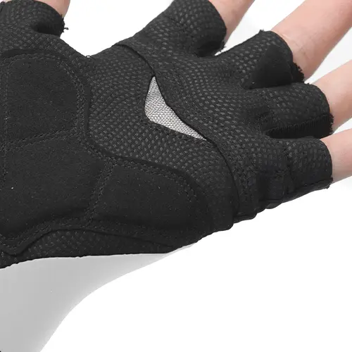 YKYWBIKE Cycling Gloves  MTB Bike Black White Gloves Sports Half Finger Bicycle Goves Men Women Breathable Shockproof Gloves - Image 5
