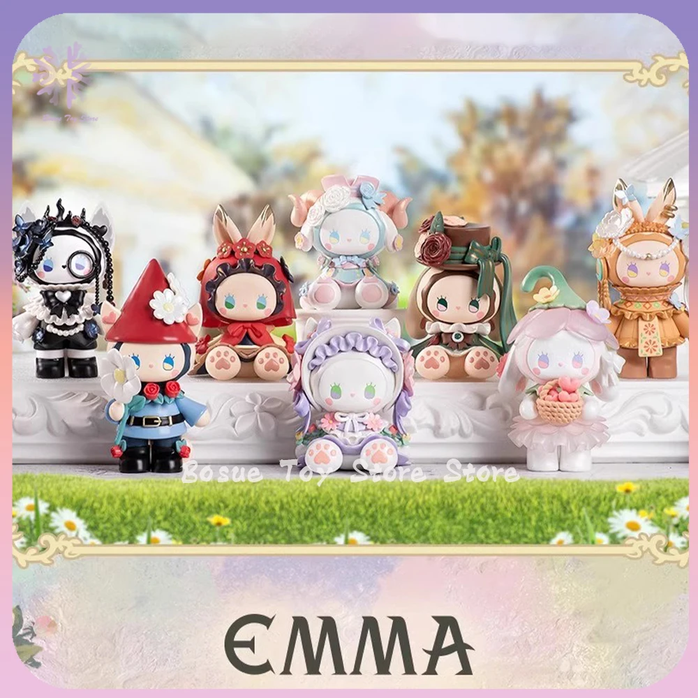 Original Emma Anime Figures Blind Box Secret Forest Garden Dating Series Action Figure Mysterious Box Halloween Gift For Kids