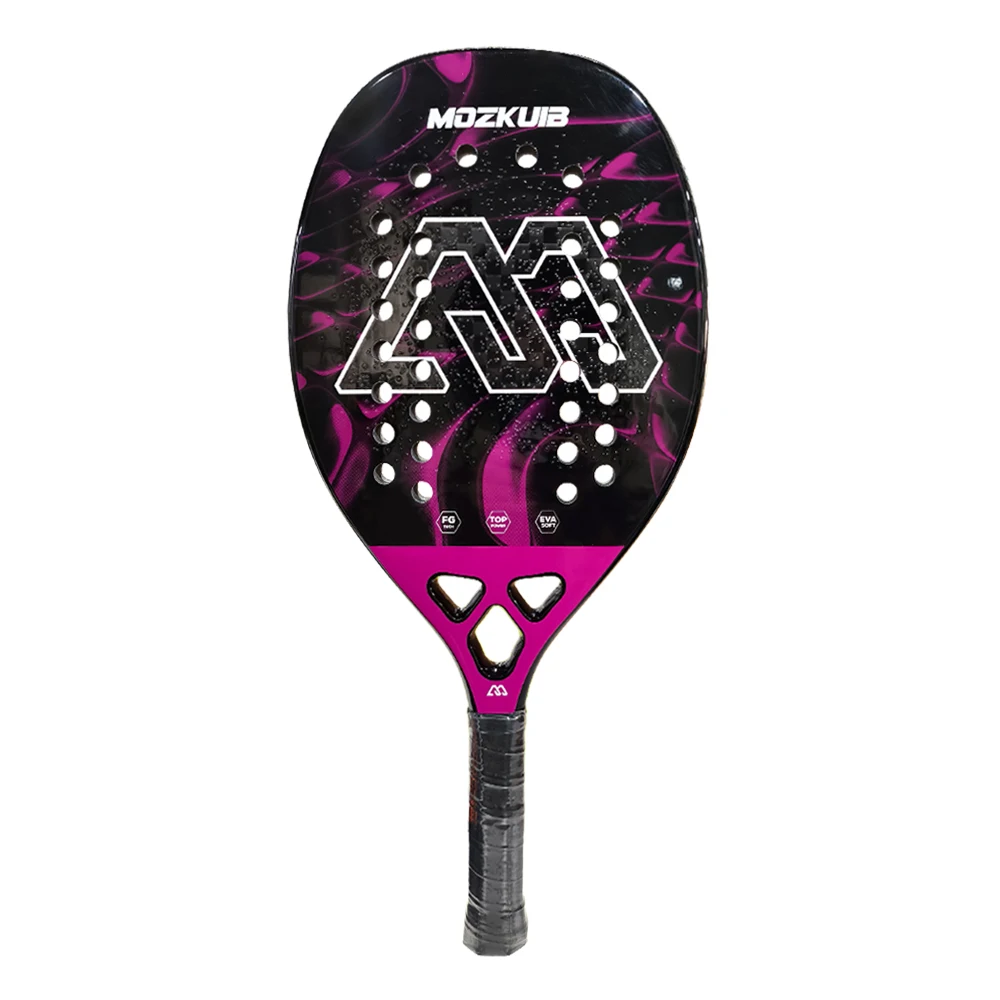 

Beach Tennis Padel Racket 12K Carbon Fiber With EVA Memory Foam Core Tennis Padel High-quality