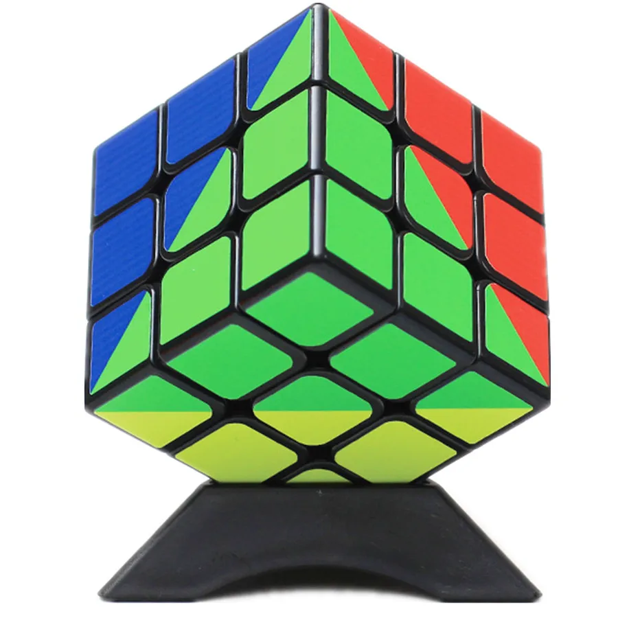 3 × 3 レインボーキューブ 4 色 3 × 3 × 3 マジックキューブ教育学習 Cubo Magico おもちゃ子供のため