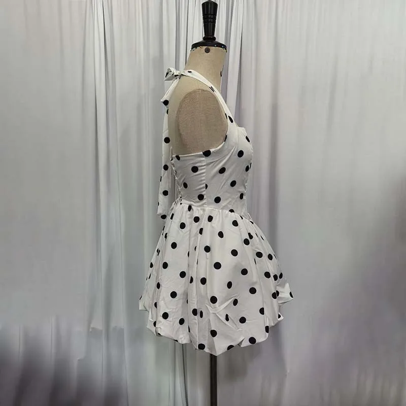 Townlike الخصر التفاف ألف خط الكرة ثوب فستان المرأة الرسن صغير 2025 الربيع الصيف فستان ملهى ليلي مثير فساتين الحفلات #6