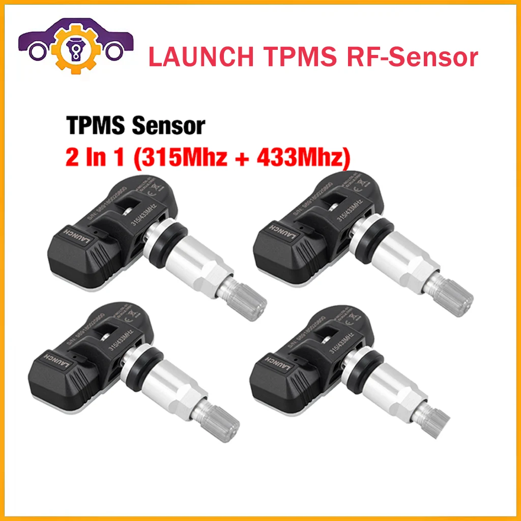 

LAUNCH RF-Sensor 433 315 mhz TPMS Car Tire Pressure Monitoring Sensor Tire Repair Tools Automotive Accessory Programmable Sensor