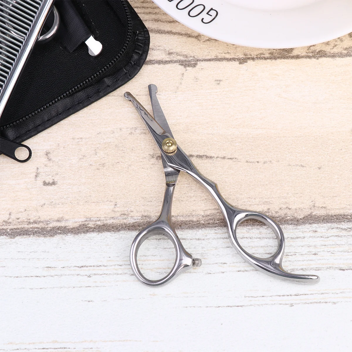 

Pet Hair Grooming Scissors Set Stainless Steel Durable Comfortable Handle Adjustable Tension Non-Slip Dog Cat Hairdressing Tools