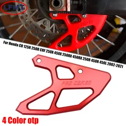 CNC Aluminum Rear Brake Disc Guard For CR125 CR250 CRF 250R 450R 250X 450X 250RX 450RX 2002 2003 2004 2005 2006 2007-2020 2021