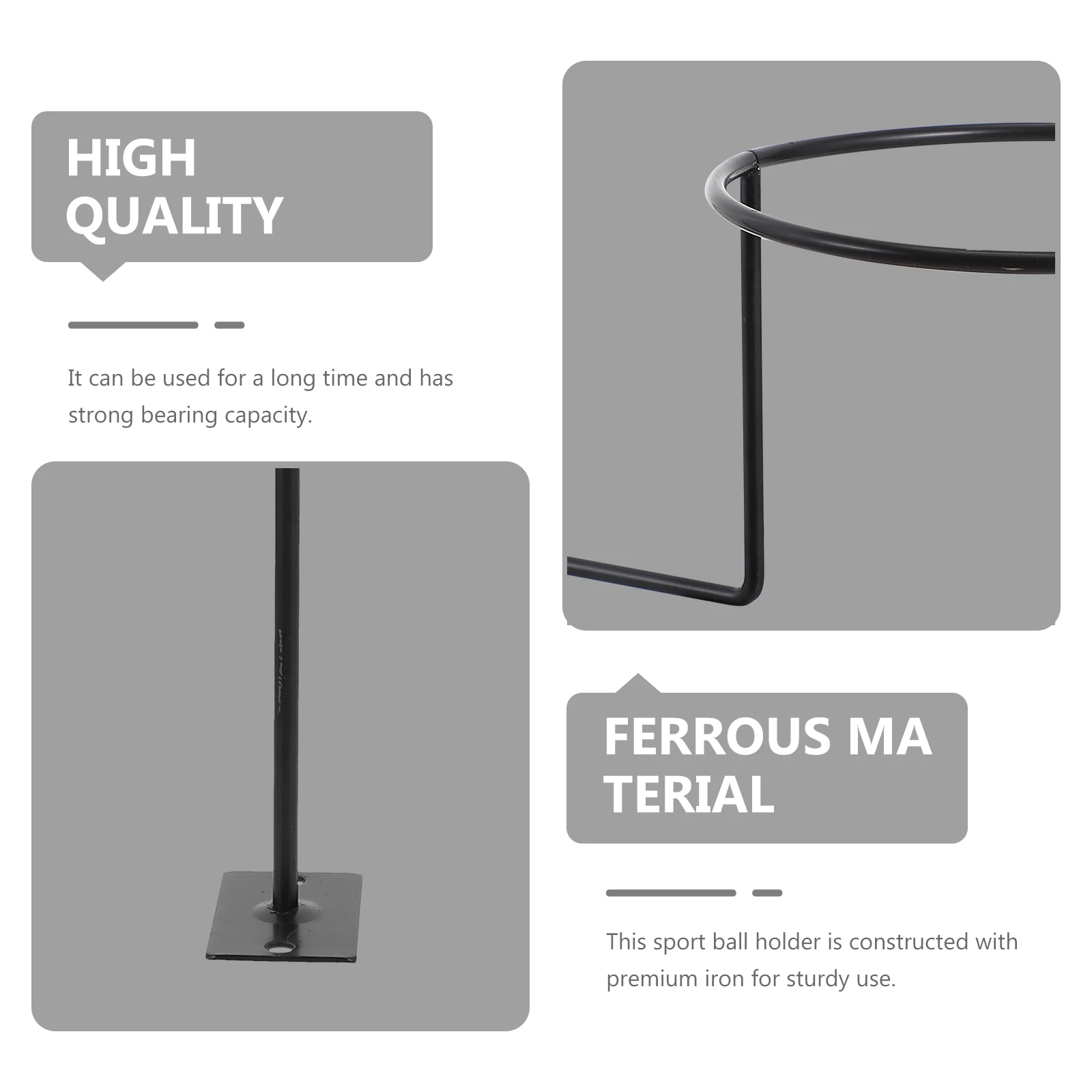 

1pc Wall Mount Rack Hat Holder Storage Display Stand for Basketballs Ball Holders Soccer Balls Fitness Equipment Shelf