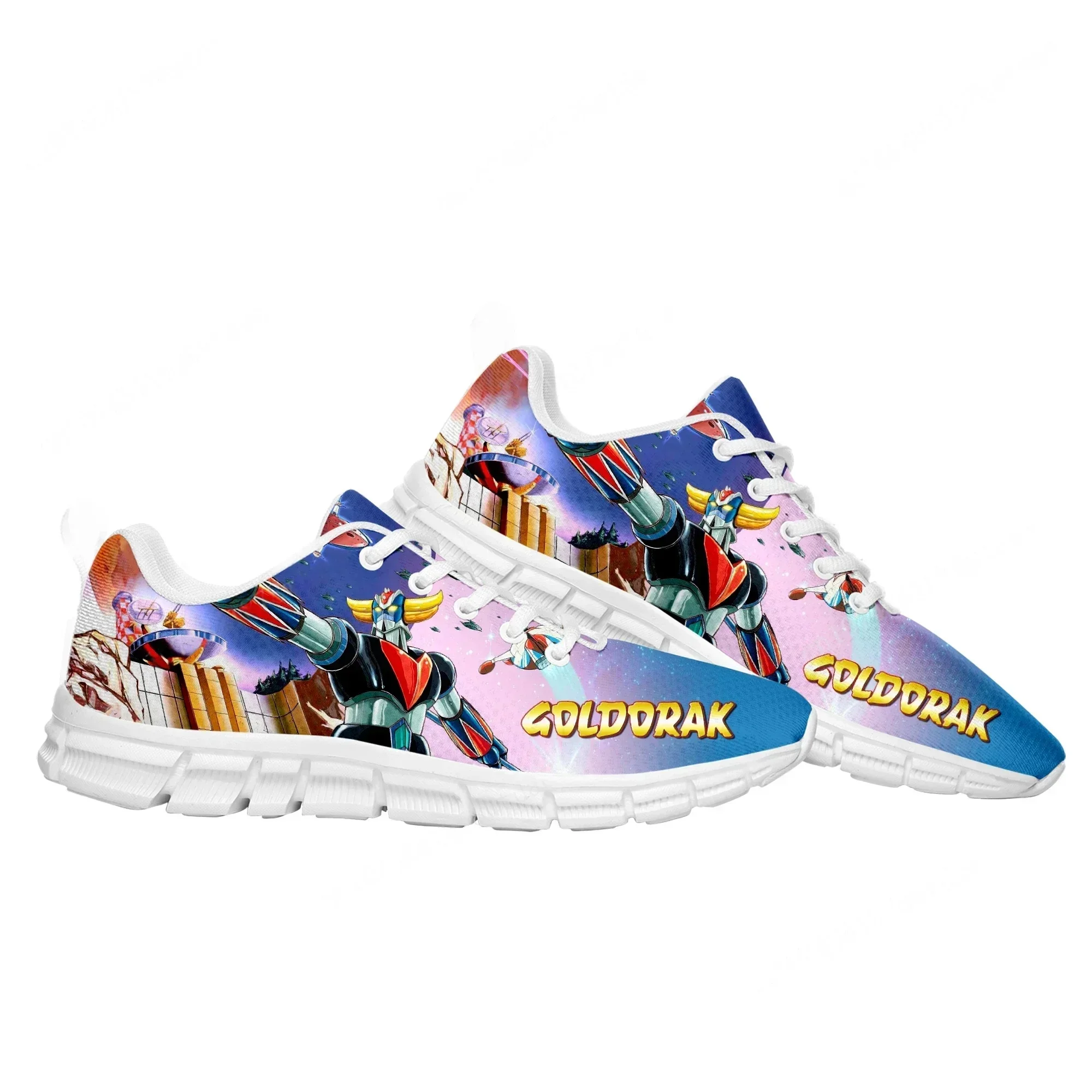 

UFO Robot Goldrake Grendizer Sports Shoes Mens Womens Teenager Kids Children Sneakers High Quality Comics Sneaker Custom Shoe