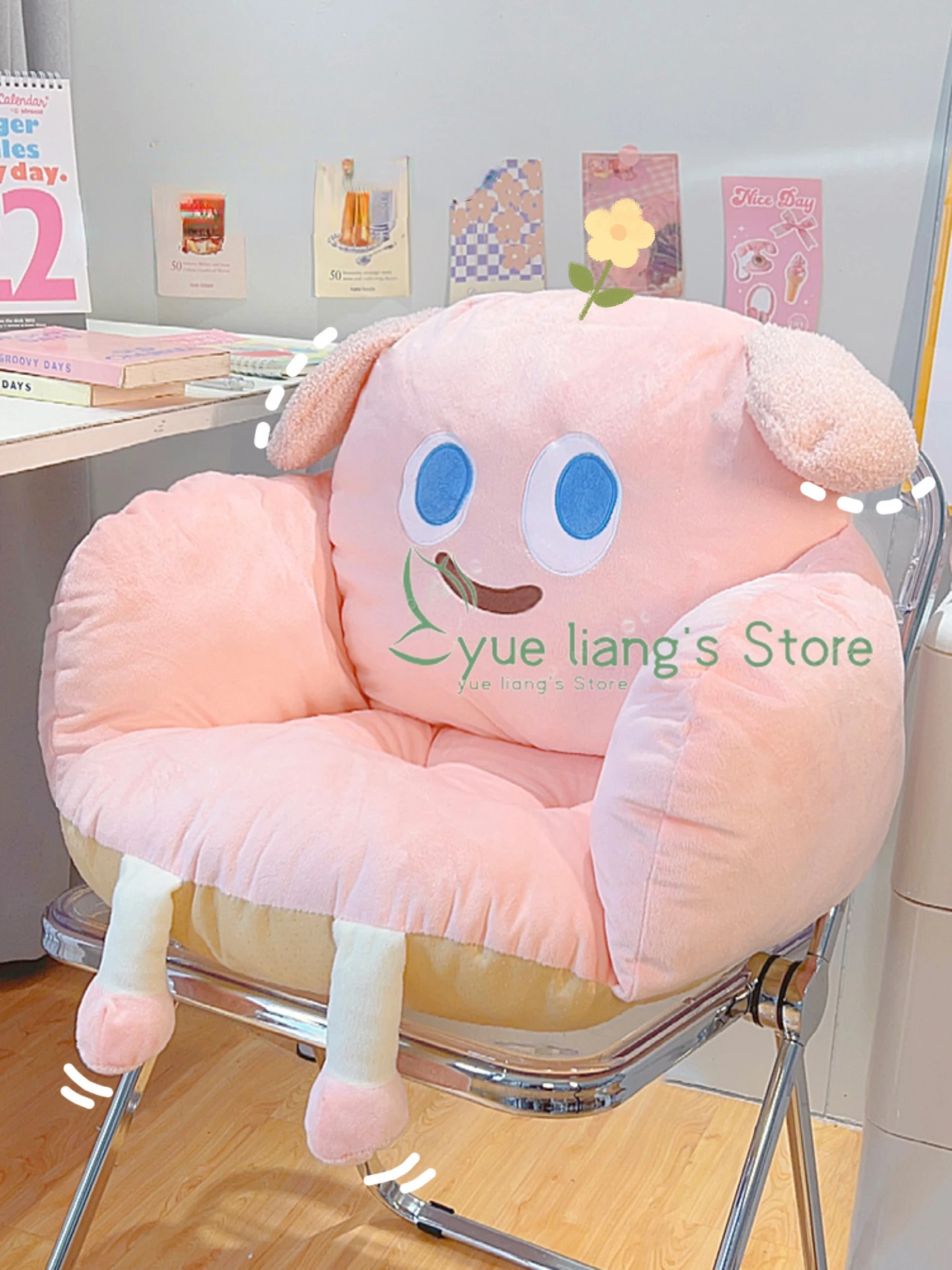 Chair Cushion, Backrest Integrated, Office Sedentary Cushion, Waist Protection Cushion, Student Dormitory Buttocks Pillow