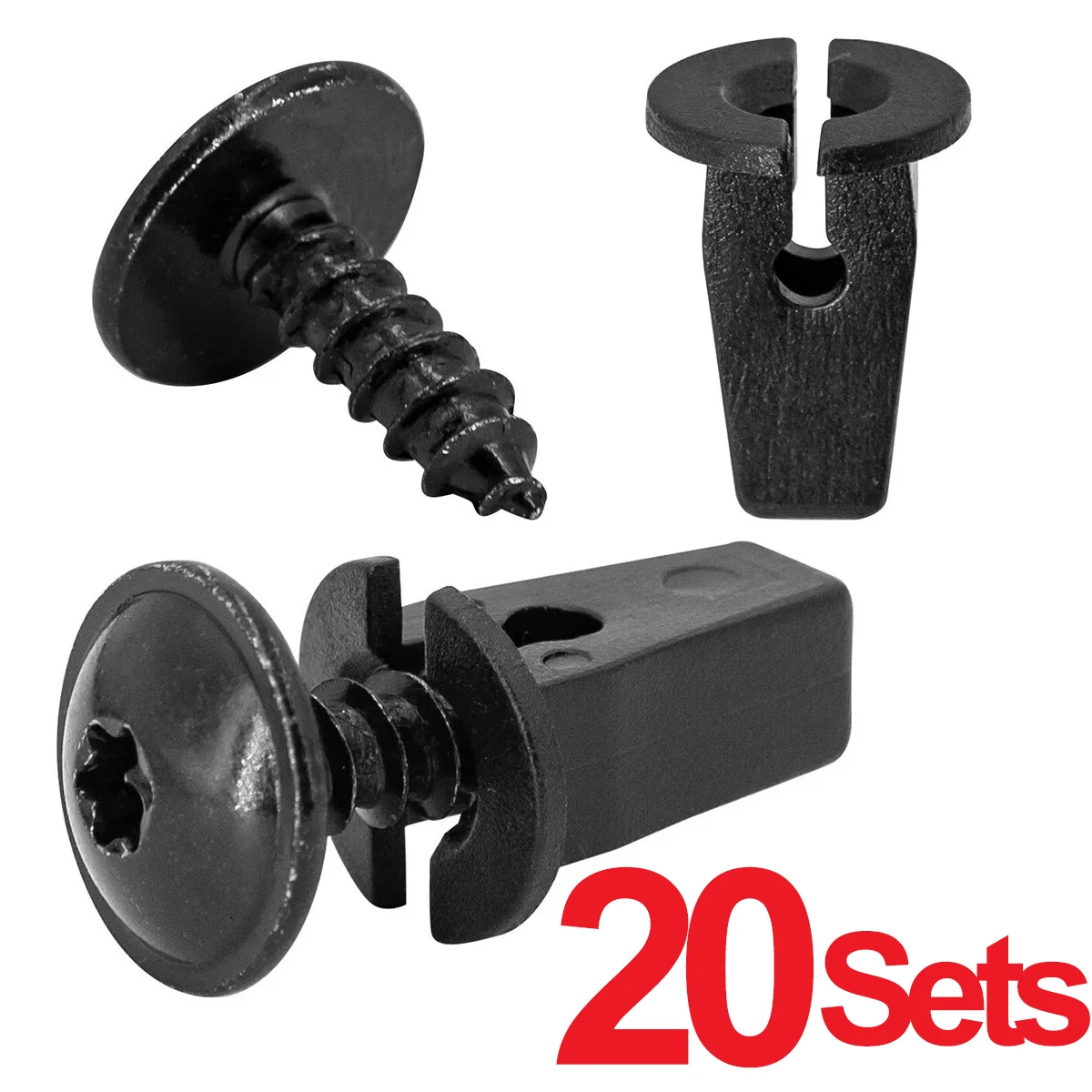 For Vw Torx Screw Bolt Fender Mud Flaps Splash Guards Undertray Trim Mounting Bolts Bumper Engine Cover Screw Retainer N90974701