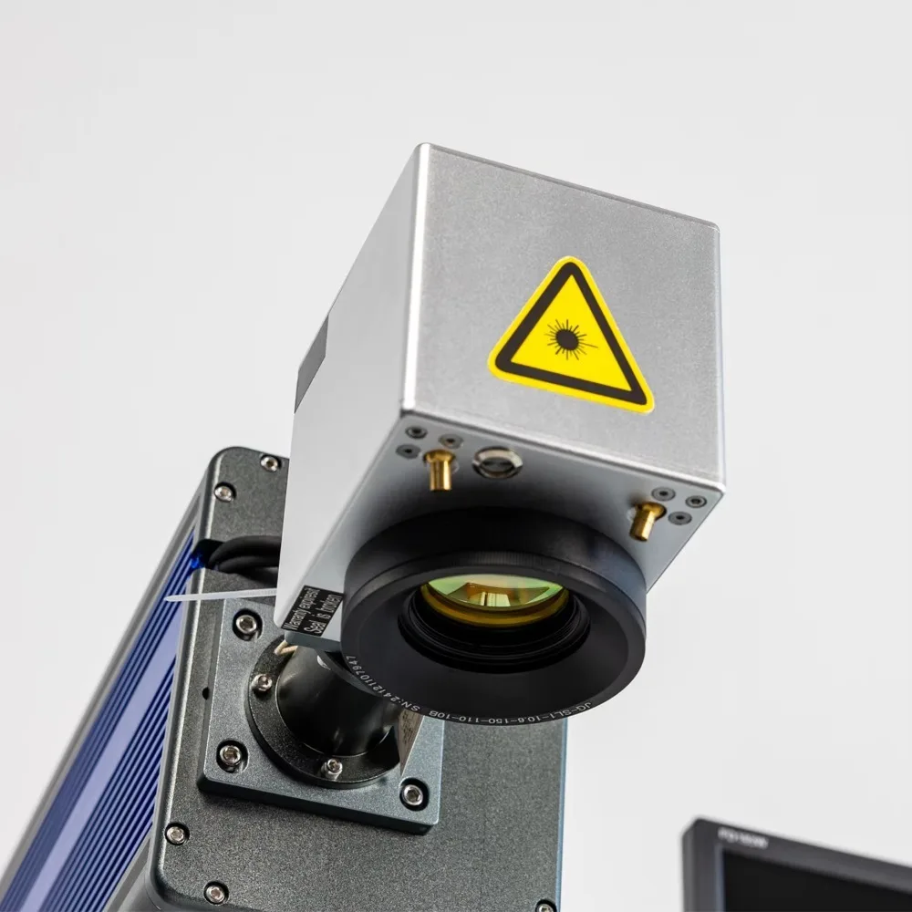 Factory 10.2/9.3 Wavelength CO2 Marking Machine 30W Offline Printing Graphics on PET Bottles