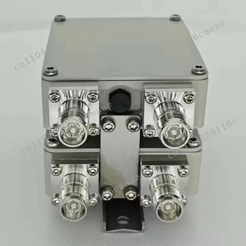 Diplexer Lowband CBRS LAA de 250W de Potência Média com Conector Fêmea 43.10, Combinador RF com Filtro, Grau de Impermeabilidade IP67