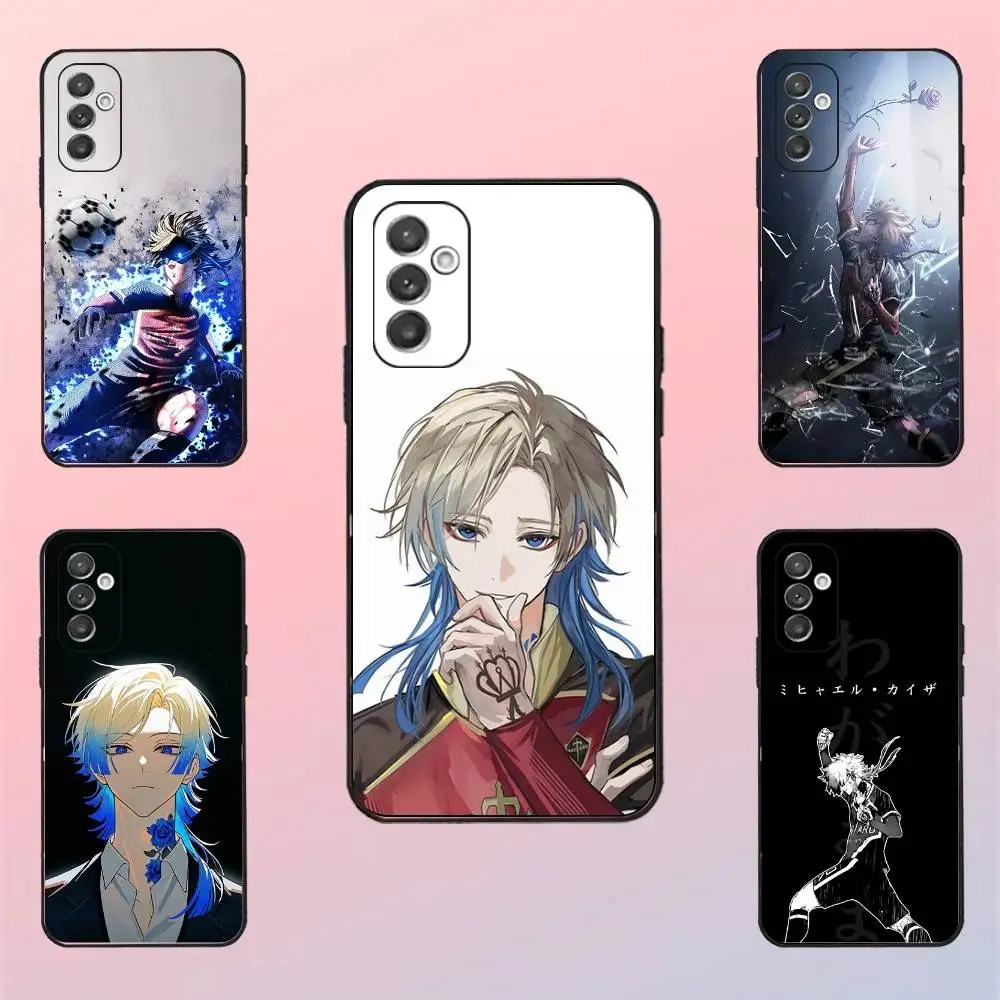 

M-Michael K-Kaiser Anime Phone Case For Samsung S 25,24,23,22,30,21,10,9,Ultra,Plus,Lite,FE,4,5 G Black Soft Case