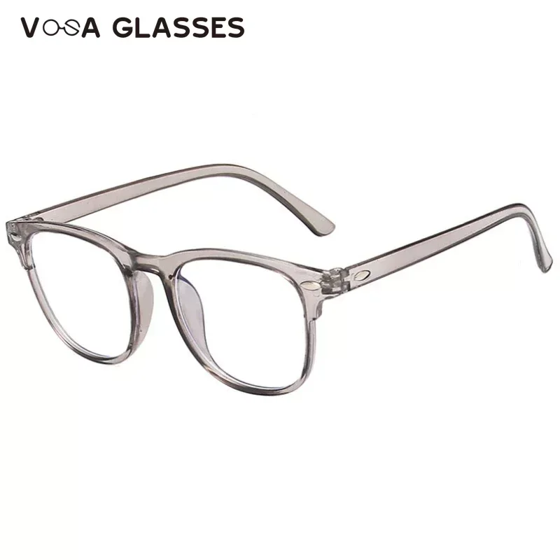 Men Women Finished Glasses Vintage Oval Frame Blue Light Blocking Eyeglasses Glasses Eye Glass Frame for Men and Women