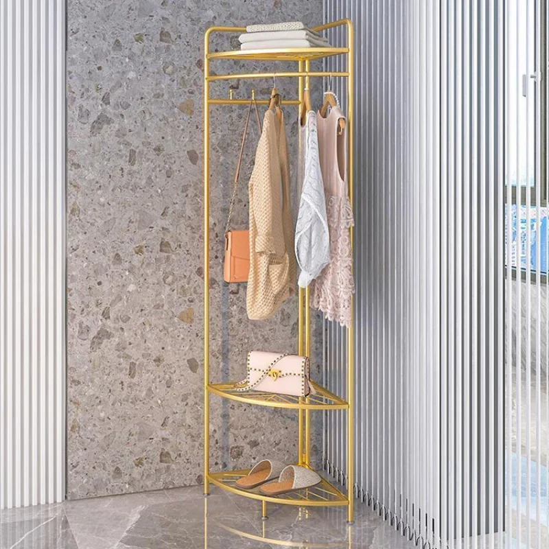 Benutzer definierte, moderne Home Multifunktions-Garderobe nordischen Stil einfaches Design Schmiedeeisen Stand Garderobe