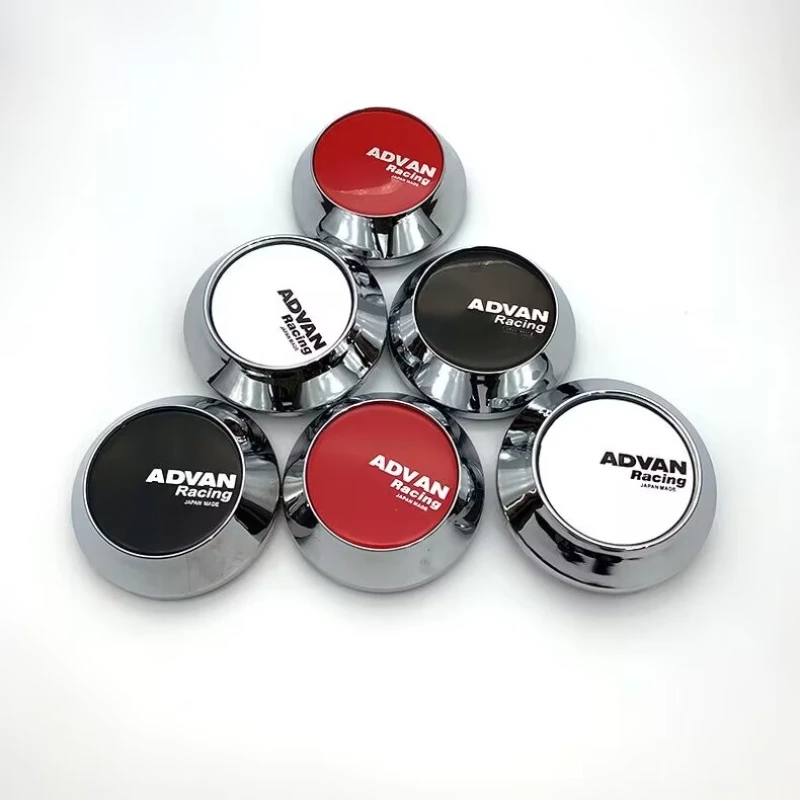 

4pcs/set 60mm 64mm Sport Wheel Center Cap ADVAN Racing Emblem Sticker Wheel Cover Cap Hubcaps Car Styling