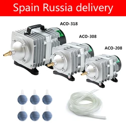 220V Hailea External High Power AC E-magnetic Air Pump Fish Pond Oxygen Pump Compressor for pond Air Aerator Pump ACO-208 308