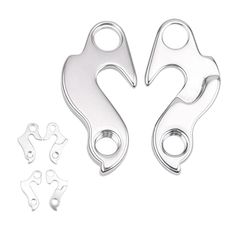 

1pair Aluminum Alloys Bike Rear Derailleur Hanger Bicycles Lugs Transmission Tail Hook Bike Frame Gear Tail Hook Enduring
