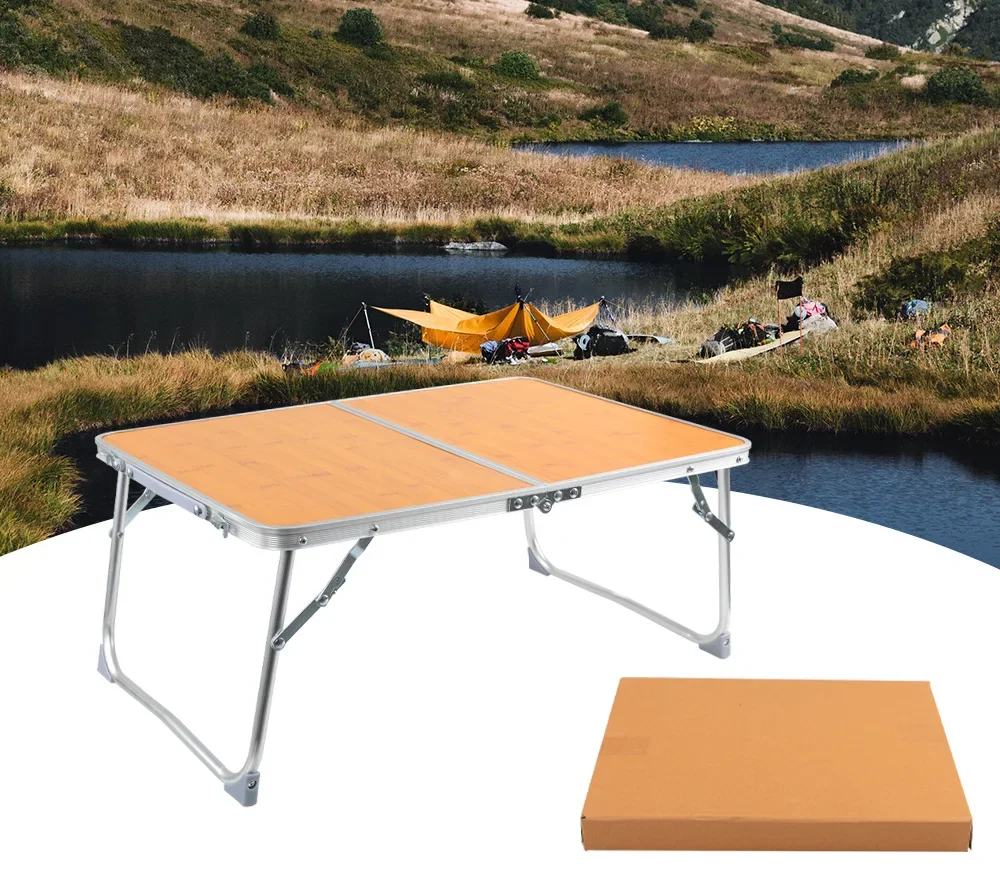 Portable Lightweight Folding  Table Strong Load-bearing Dirt-resistant Simple Installation For Outdoor Picnic Camping Fishing