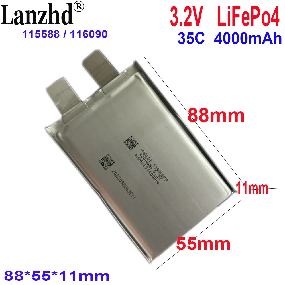 

1-12pcs 3.2V Lifepo4 battery 35C 70C starting power supply model airplane Batteries DIY RV Boat Cells DIY 12V 24V Electric Car