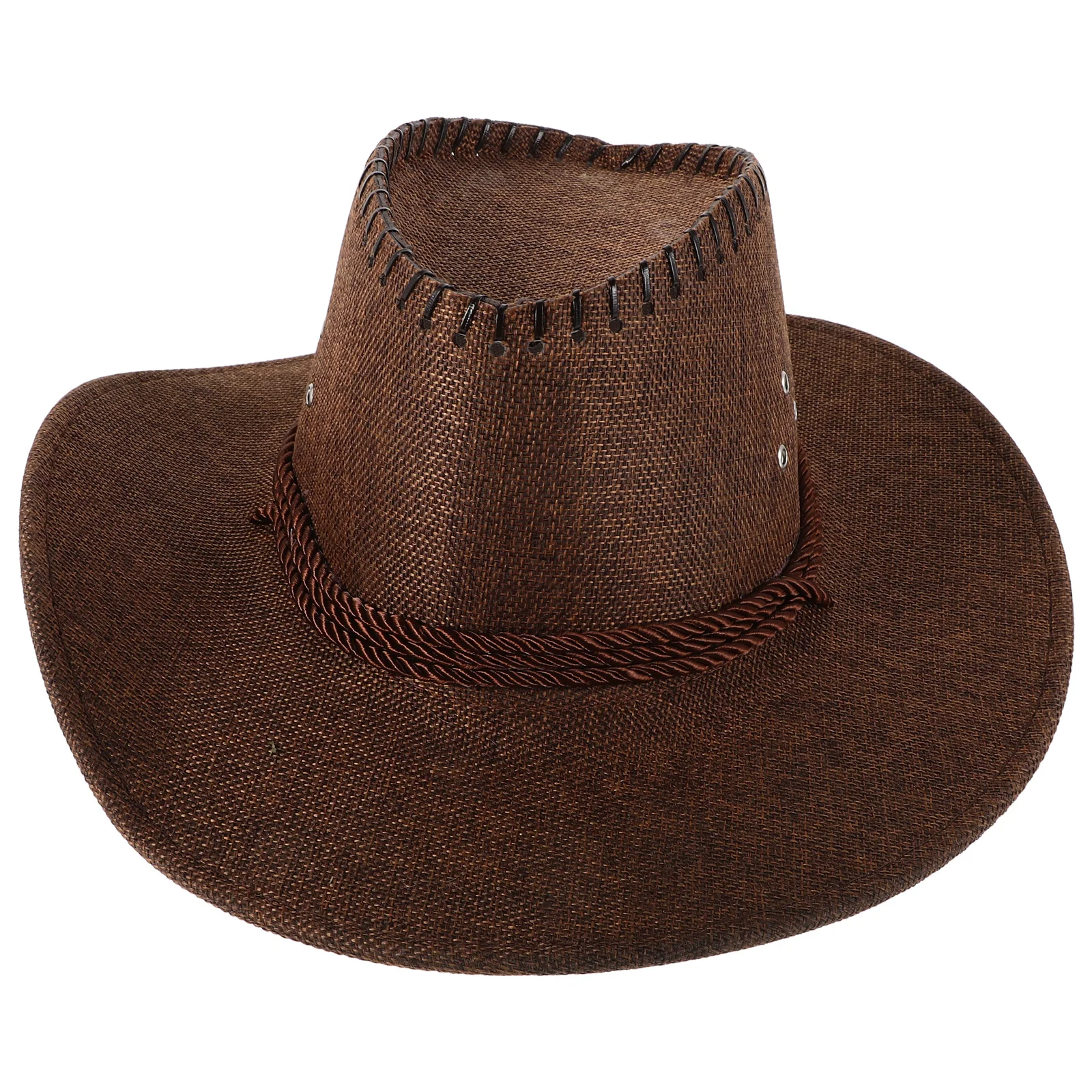 

Western Cowboy Hat Straw Fedora Mens Women Beach Summer Wide Brim Foldable Cowgirl Hats Lightweight Breathable Outdoor Travel