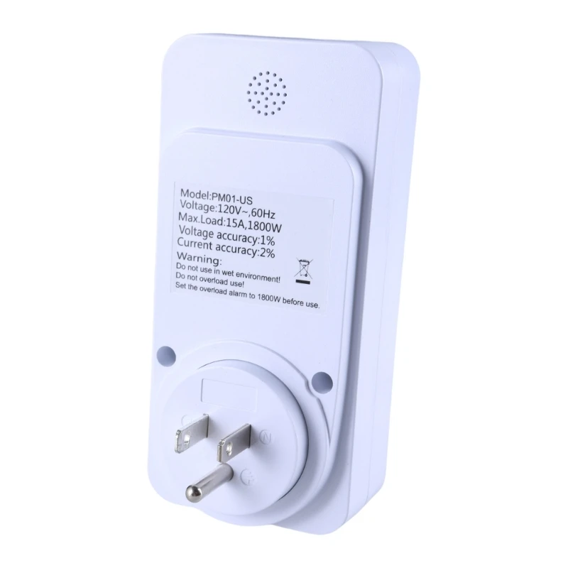 Cyfrowy miernik mocy Watomierz Gniazdo Moc Kwh Miernik zużycia energii elektrycznej Wysyłka wysyłkowa