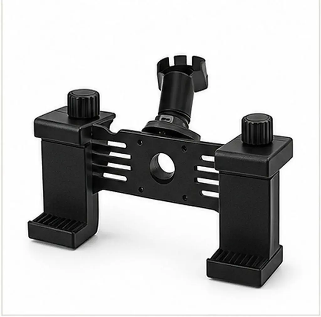 Rearview Mirror Dash Cam Mount Double Clamp Bracket Car Camera Holder Anti-Shake Rearview Mirror Camera Mount Base