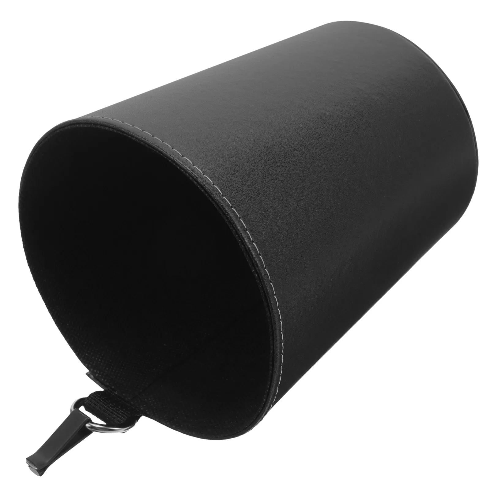 Car Trash Can Material Compact Space Saving Design Elegant Stylish Hanging Waste Basket for Vehicle Clutter Free Clean