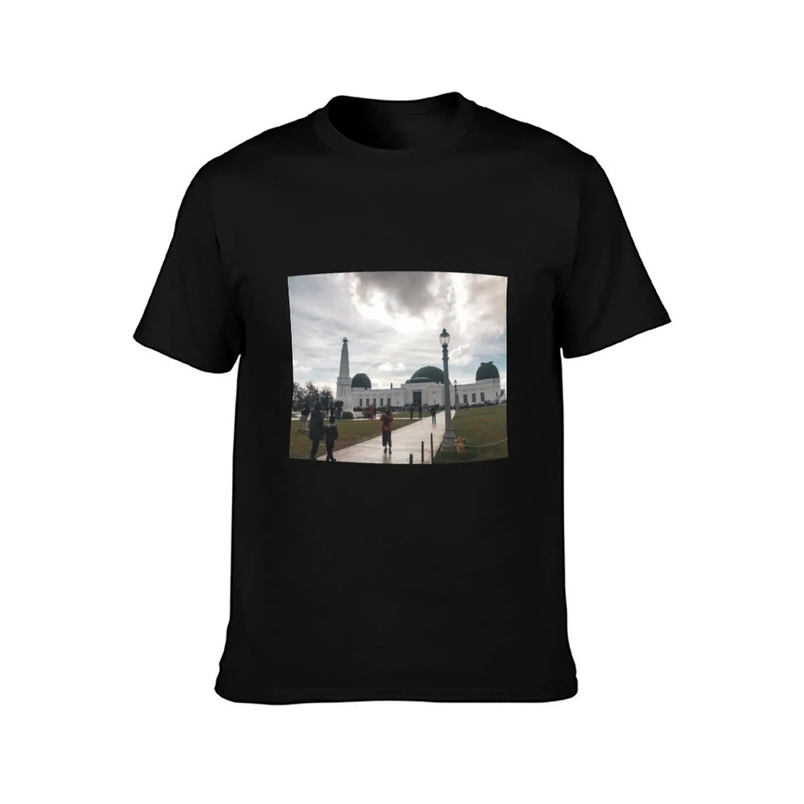 griffith observatory T-Shirt Plus Size Summer Short Sleeve T-Shirt