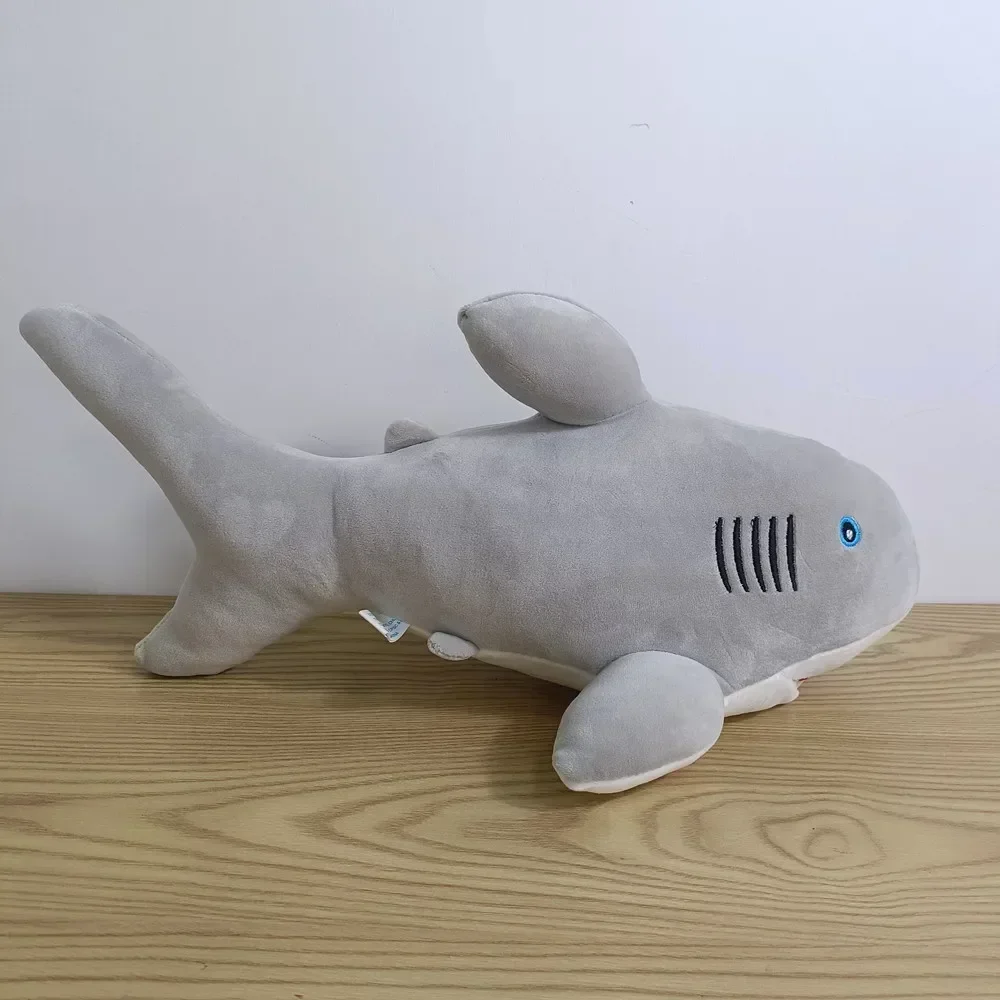 VIP 45cm Cartoon Ocean Shark baby plush Toys Soft Bed Sofa Pillow Super Soft Stuffed cotton Animal Dolls model kids girl gift