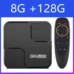 New H618 G96 Max Android 14 TV Box Smart Support Double WiFi 2.4G&5G 6K AV1 Set Top Box Ram 8G Rom 64GB 128GB Fast Media Player